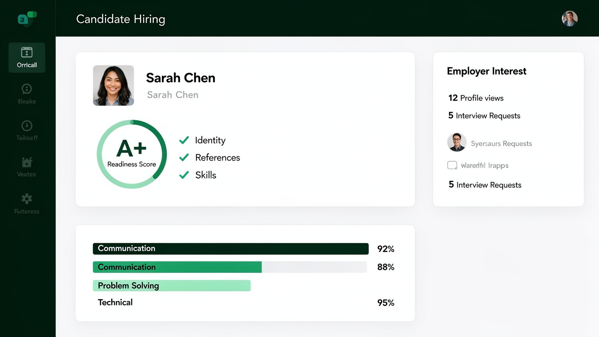 Recruitmently Profile Dashboard